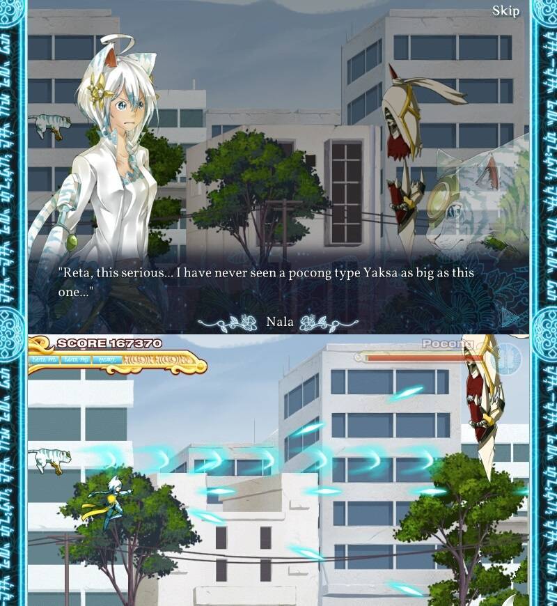 Pocong-based monster in INheritage game