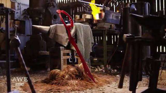 Replika Scissor Blade yang telah jadi.