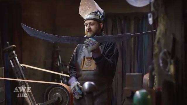 Replika Tessaiga setengah jadi.