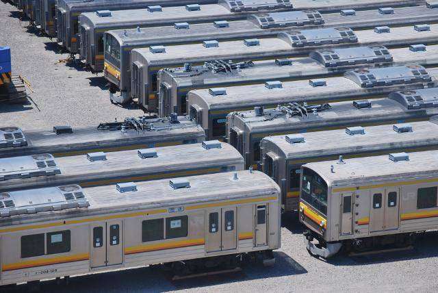 JR205 Eks Jalur Nambu saat di Pelabuhan Niigata