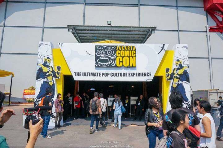 Kondisi Gate Jakarta ComicCon pada saat acara