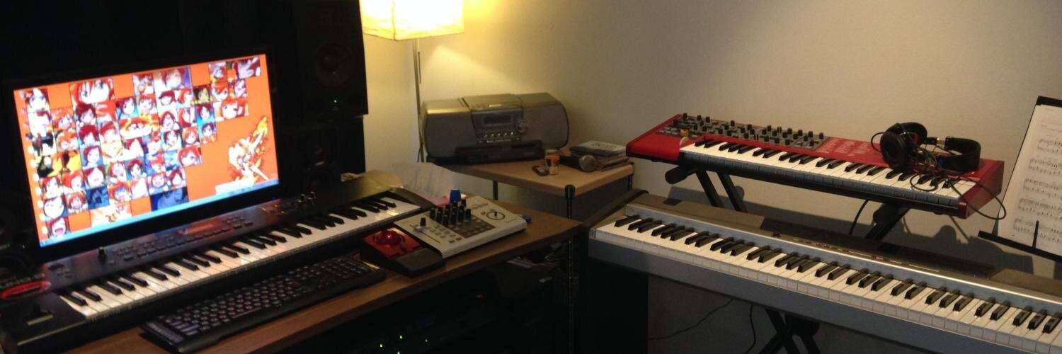 Studio tempat mendiang Takayuki Sano alias Samfree bekerja membuat lagunya.