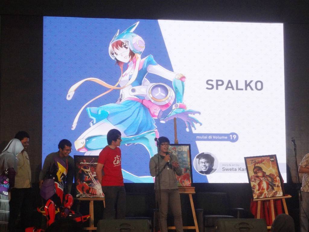 Sweta Kartika presenting Spalko