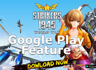 Featured on Google Play : Strikers 1945 World War