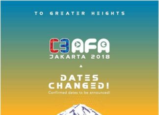 Dates for C3 AFA Jakarta 2018 Changed