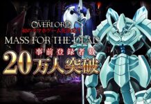 Smartphone game, “MASS FOR THE DEAD”, based on “OVERLORD” anime and novels hit 200,000 Pre-Registrations!