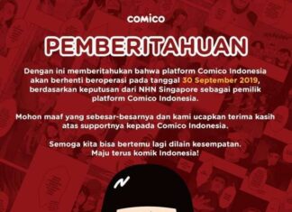 comico Indonesia to Stop Operating in September