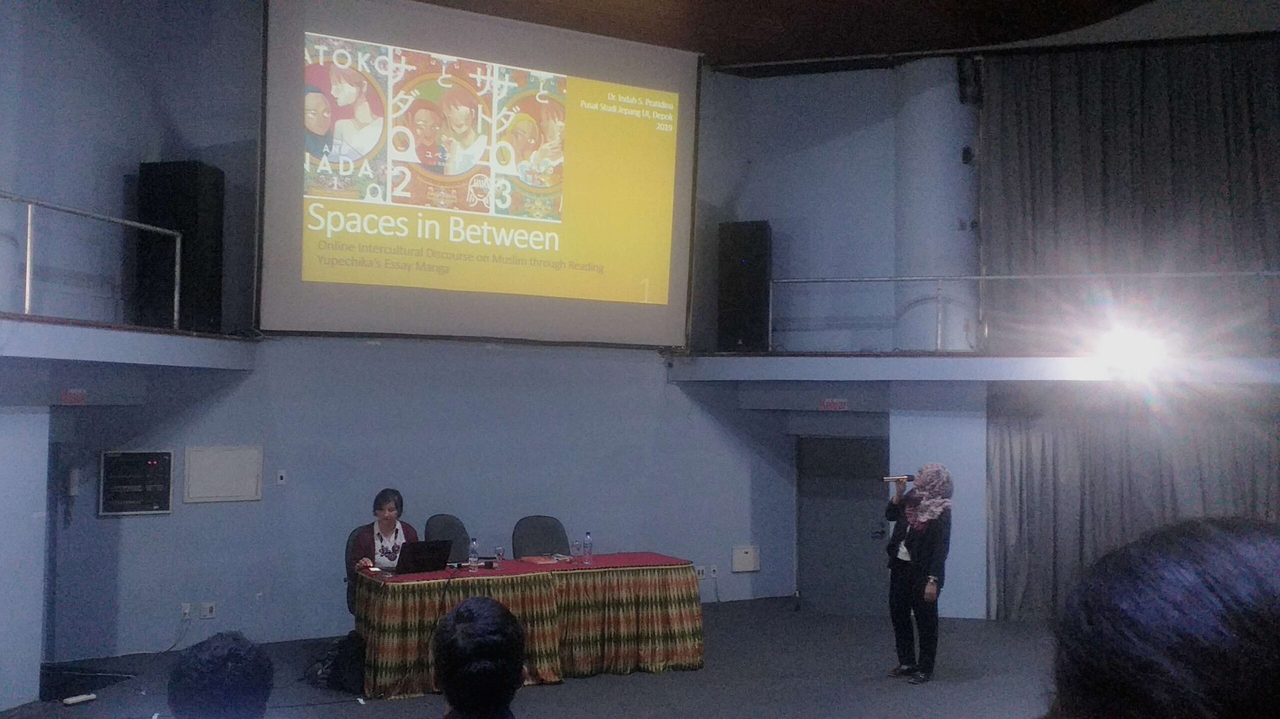 Satoko and Nada public lecture