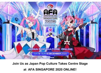 Join Us as Japan Pop Culture Takes Centre Stage at AFA SINGAPORE 2020 ONLINE!