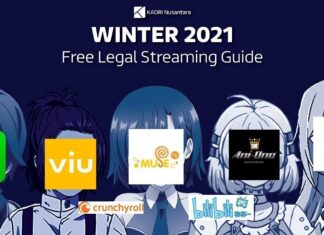 KAORI Nusantara Winter 2021 Anime Legal Free Streaming Guide