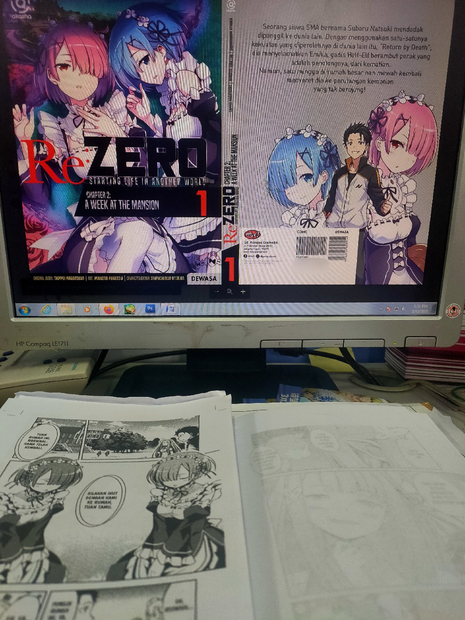 Re Zero A Week at the Mansion m&c!