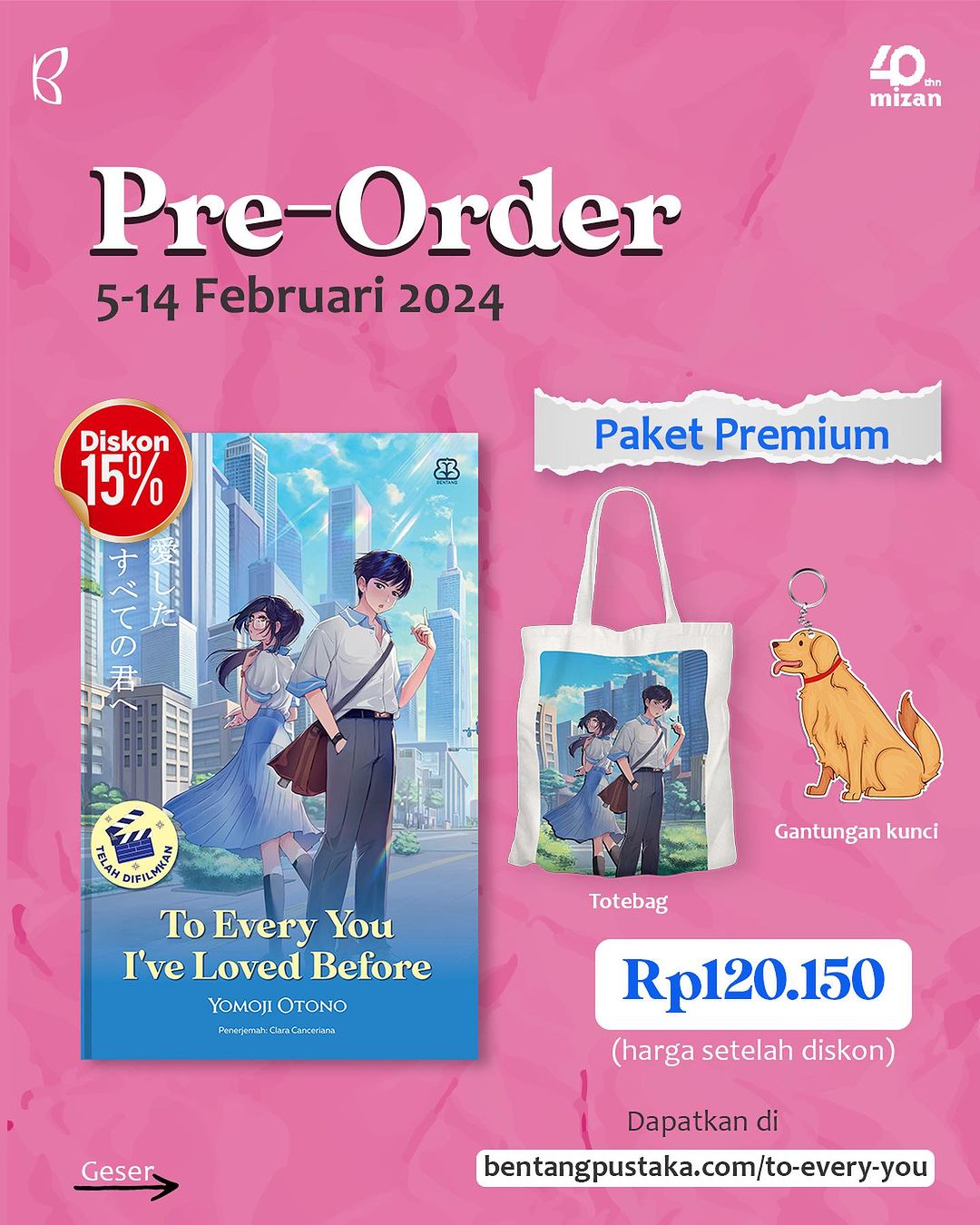 To every me I've loved before pre order