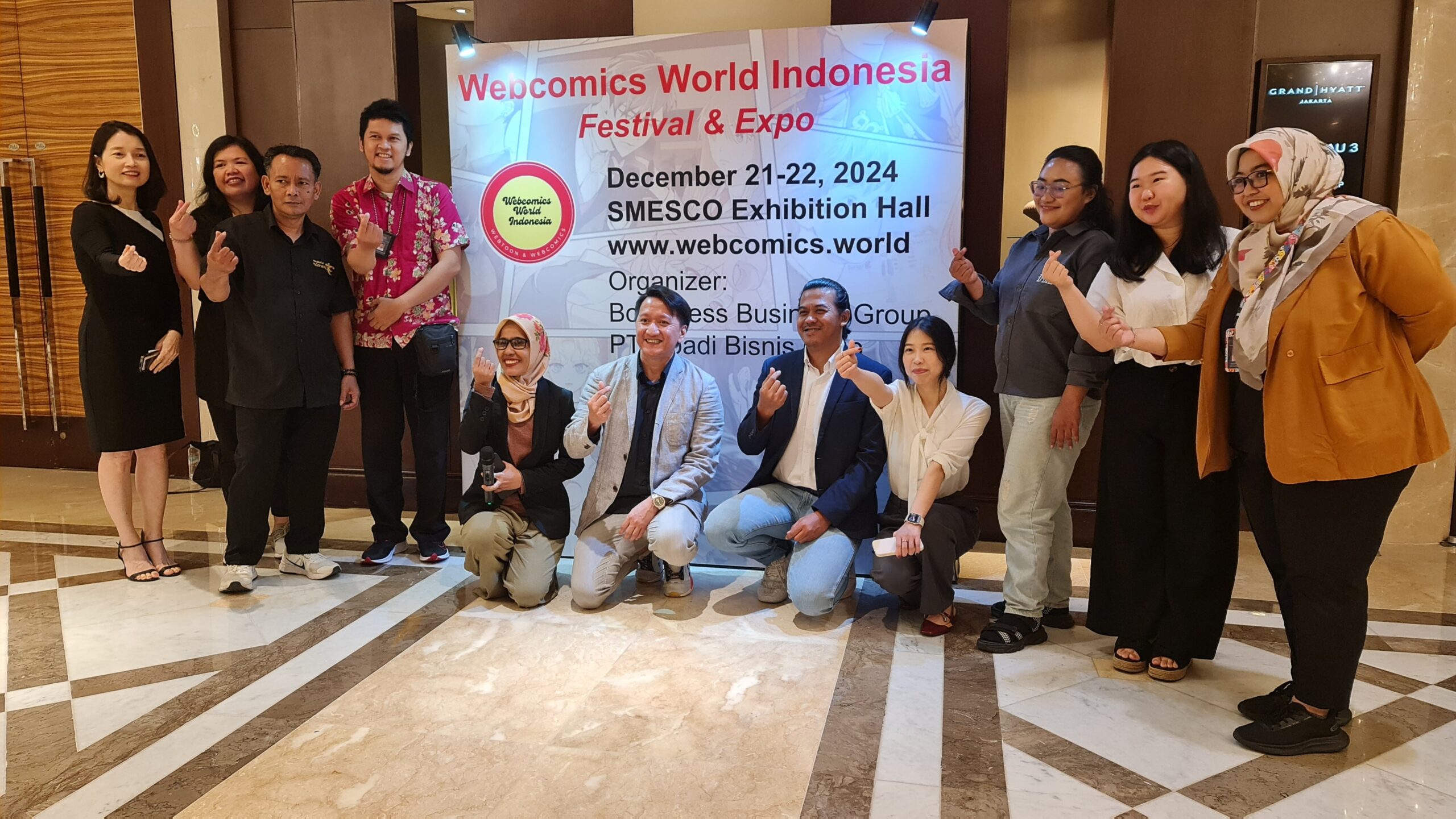 Presscon_Webcomics Webcomics World Indonesia 2024 Press Conference