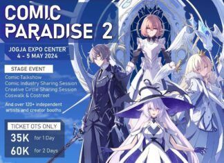 Comic Paradise 2 (Comipara), 4-5 May 2024, Jogja Expo Center!