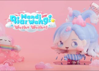 Kobo Kanaeru Released Her Sixth Original Song “Mandi Biar Wangi ☆ Washa Washa!”