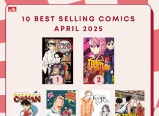 “Demon Slayer – Kimetsu no Yaiba”, “DANDANDAN”, and “Detektif Conan” Top Elex Media’s April 2025 Best-Selling Comics