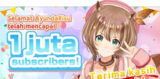 Indonesian VTuber Ayunda Risu Reaches One Million Subscribers