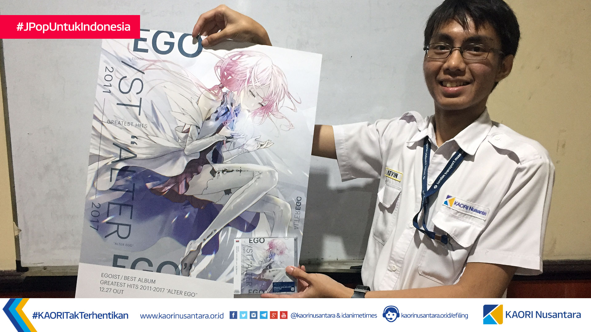 Album EGOIST GREATEST HITS 2011-2017 “ALTER EGO” Telah Memasuki Proses Distribusi