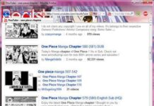 Komik One Piece yang diunggah ke situs YouTube.