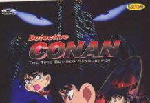 Detektif Conan The Time Bomber Skyscraper versi DVD bahasa Indonesia.