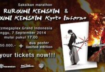 Blitzmegaplex Mempersembahkan Pemutaran Marathon Dua Movie Rurouni Kenshin Sekaligus