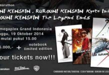 Saksikan Ketiga Movie Rurouni Kenshin Sekaligus di Blitzmegaplex