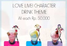 Reservasi dan Menu Maid Cafe STARMUSE Love Live Diumumkan!