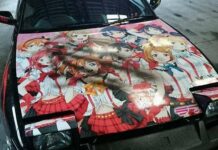 Mobil Itasha Love Live Ini Jadi Korban Perusakan