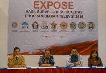 Hasil Survei KPI: Kualitas Program Televisi Rendah