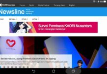 KAORI Newsline Ramah Ponsel dan Tablet