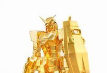 Figur Gundam Emas Seharga 2,4 Miliar Rupiah Dipamerkan!