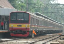 Uji Coba KRL 205-84F Pasca Anjlok di Manggarai