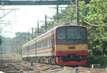 Uji Coba KRL seri 205 Rangkaian 205-128F pasca PAL