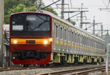 Lagi, Uji Coba Dua Rangkaian KRL seri 205 eks Jalur Nambu