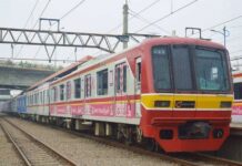 KRL Relasi Serpong – Tanah Abang Gangguan Pantograf di Rawabuntu