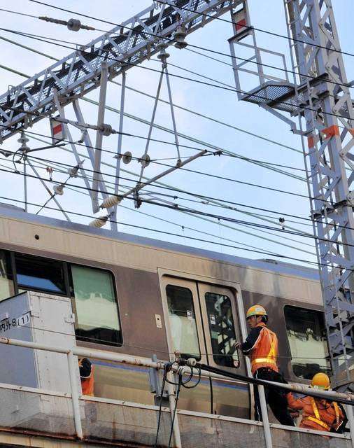 Lokasi kawat LAA yang putus | Sumber foto: Kobe Shimbun