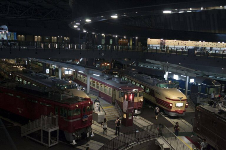 Tetsudou Hakobutsu-kan dari atas