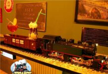 Unik! Kedai Ini Dilayani Oleh Kereta Miniatur