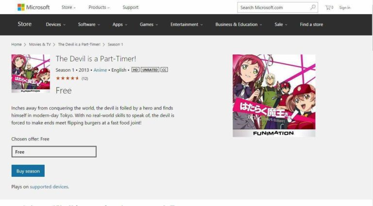 Hataraku Maou-sama WinStore