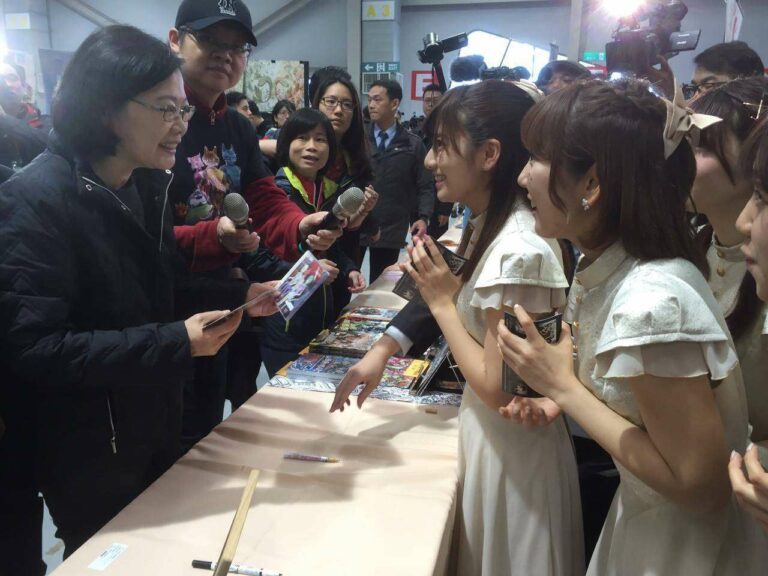 with President Tsai Ing-wen