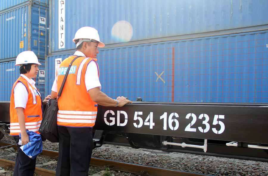 Sarana baru untuk KA Barang, GD 54 ton | Foto: Kereta Api Kita