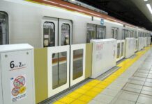 Pintu peron pada stasiun milik Tokyo Metro di Jalur Fukutoshin | Foto: japantimes.co.jp