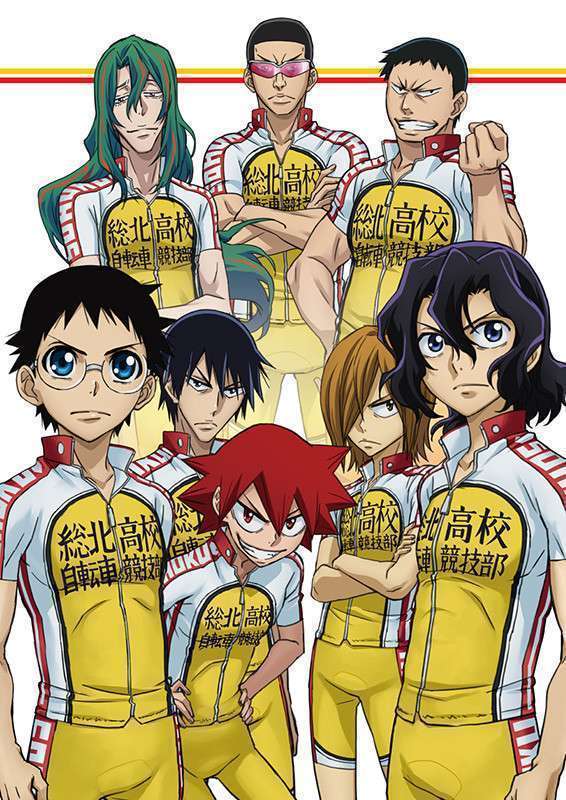 SMA Souhoku. Belakang (kiri ke kanan): Yuusuke Makishima, Shingo Kinjou, dan Jin Tadokoro.Depan (kiri ke kanan): Sakamichi Onoda, Shunsuke Imaizumi, Shoukichi Naruko, Hajime Aoyagi, dan Junta Teshima.