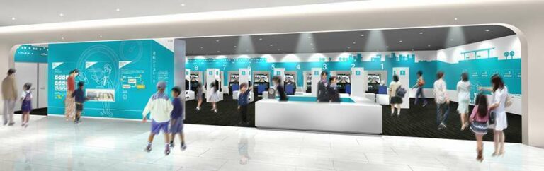 Ilustrasi ruangan khusus simulator | Sumber: kyotorailwaymuseum.jp