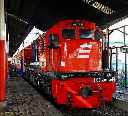 CC 201 135R saat berdinas KA Rajabasa di Divre 3 Sumatera Selatan | Source : http://flickriver.com/photos/29978147@N06/