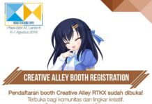 Pendaftaran Booth Creative Alley Road to KAORI Expo Dibuka!