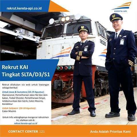 Rekrutmen Masinis Untuk KA Trans Sulawesi