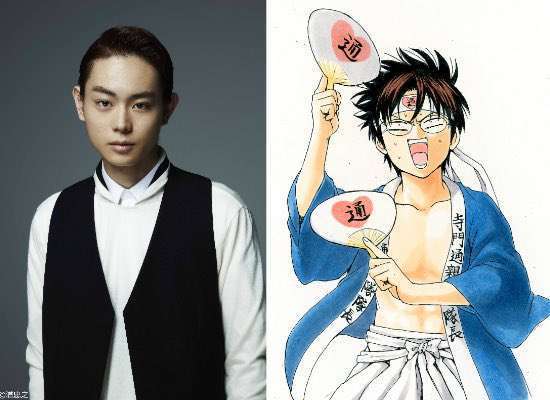 Masaki Suda (Kamen Rider W, Assassination Classroom) sebagai Shinpachi Shimura
