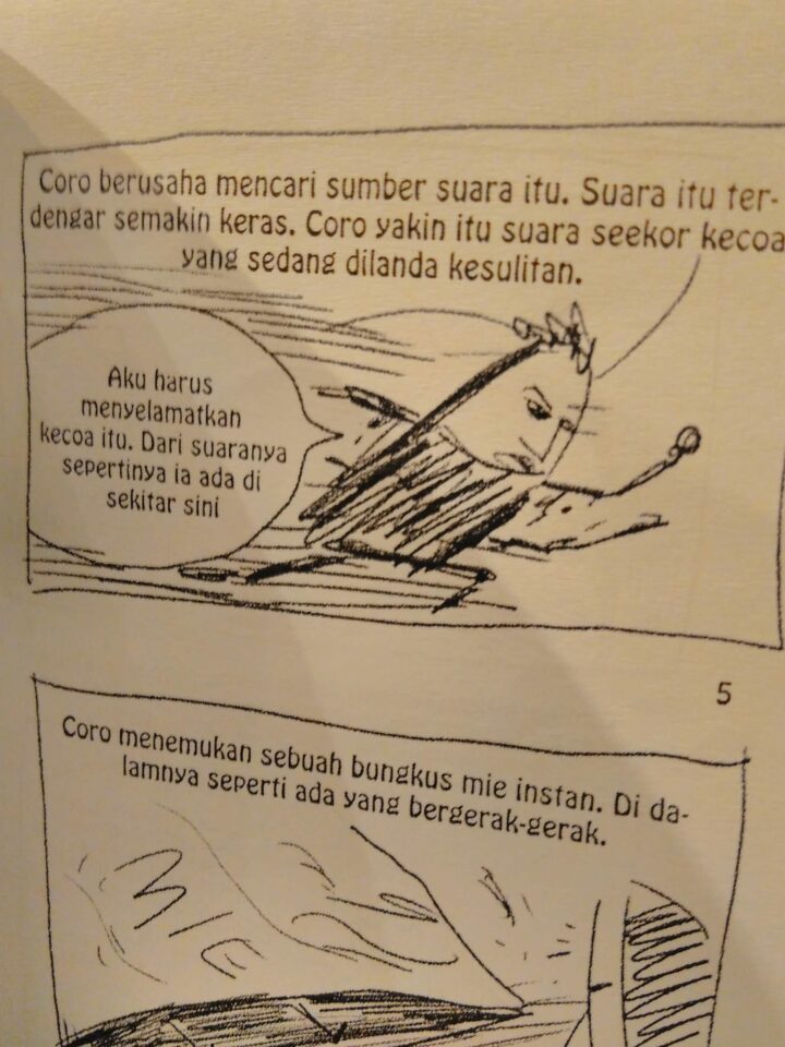 "My name is Coro and i'm the fastest roach alive"