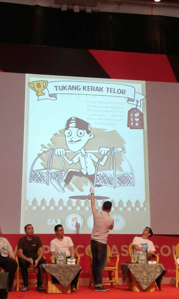 Desain prototipe kartu Laga Jakarta